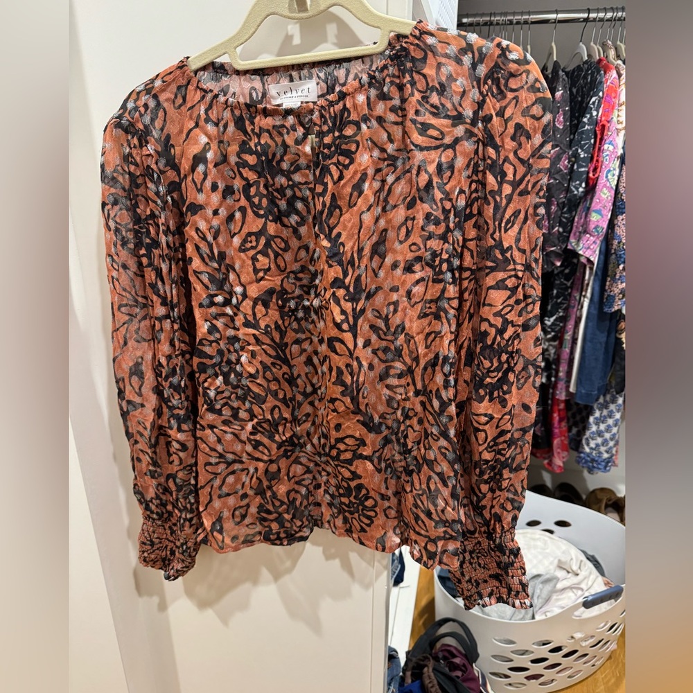 Velvet blouse